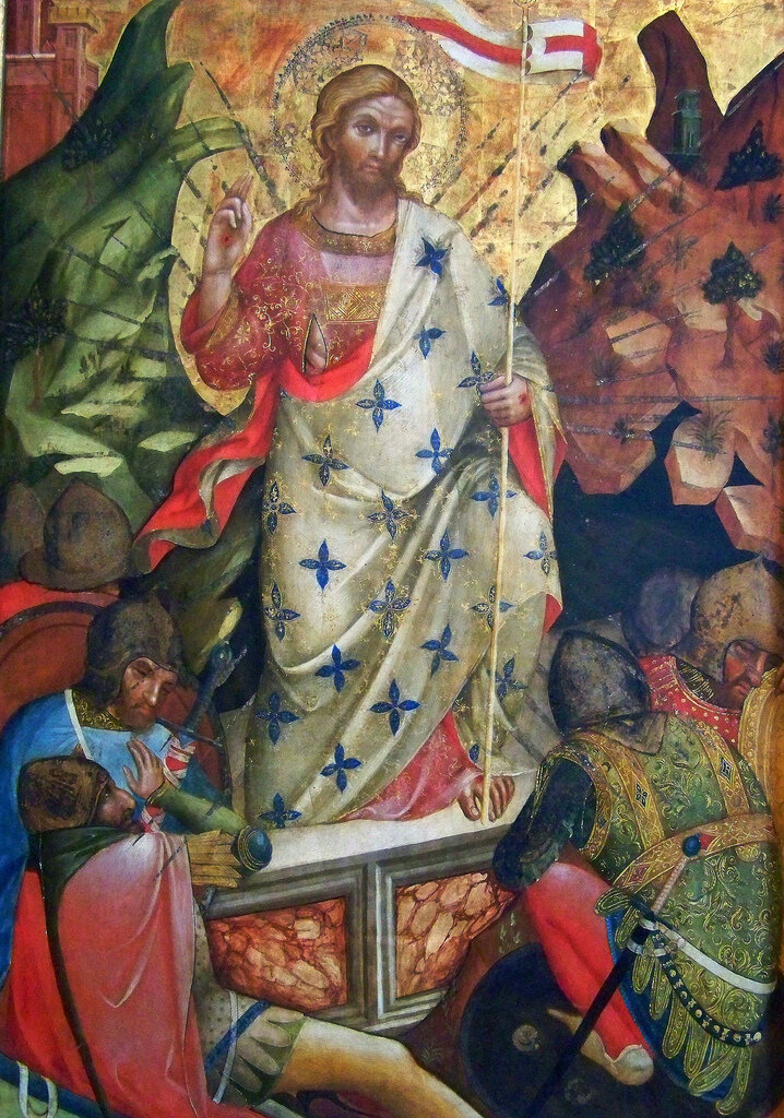 Лоренцо Венециано. Воскресение Христа.1371. Кастелло Сфорцеско, Милан.