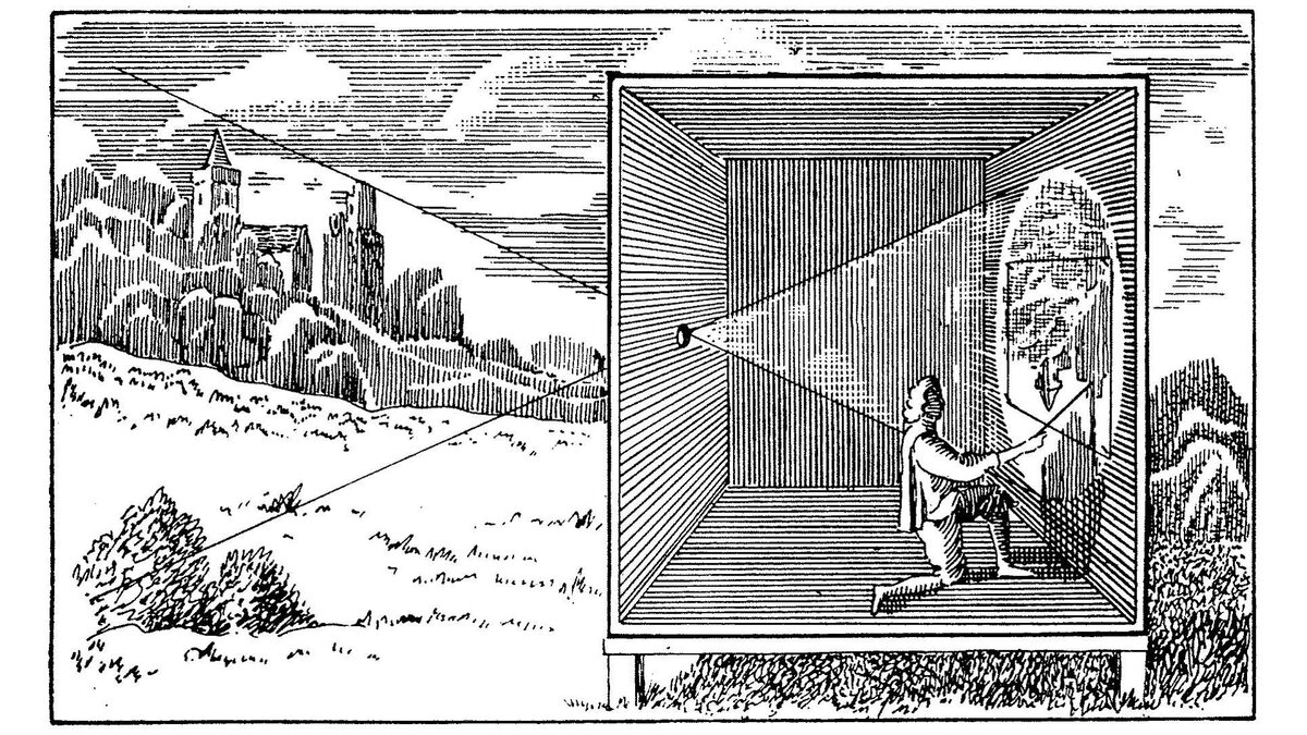 Камера-обскура. Изображение из Яндекса