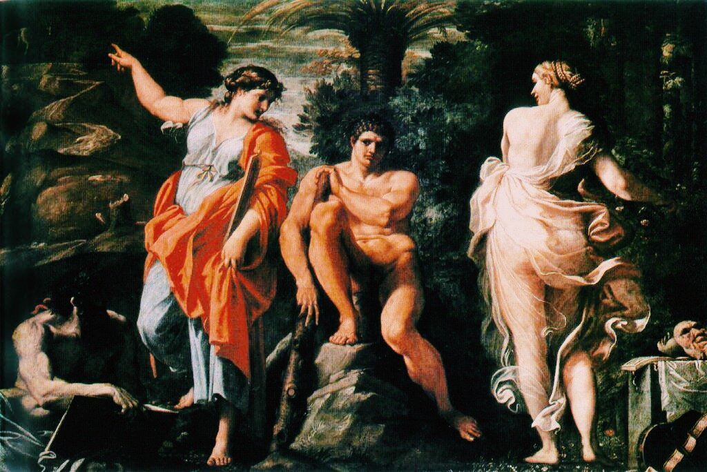 "Выбор Геракла", Аннибале Каррачи