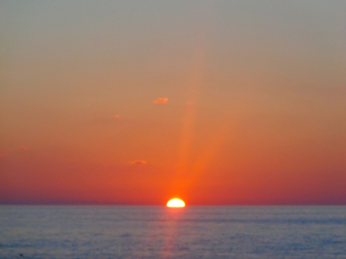Закат на Чёрном море
