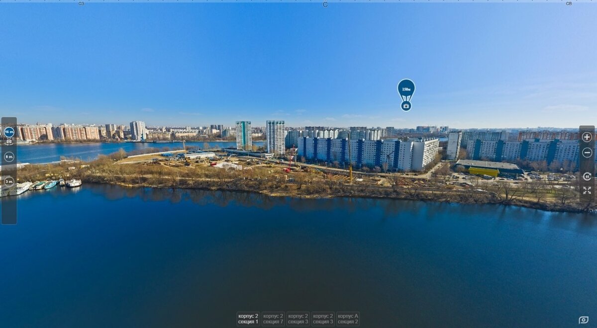 Скрин с веб-камеры ЖК "River-Park"