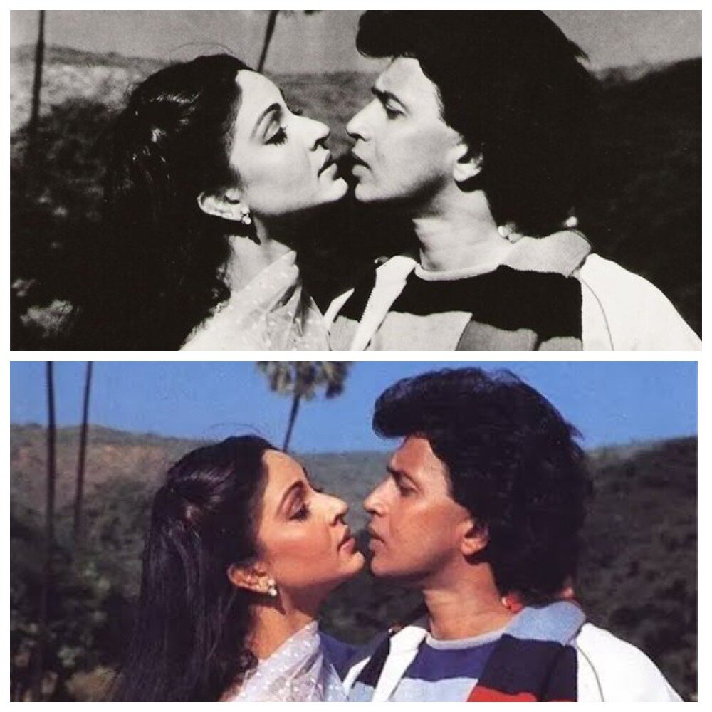 Первое фото из моего личного архива. Второе фото. Источник: bollywood.net.ua Митхун и Рати Агнихотри