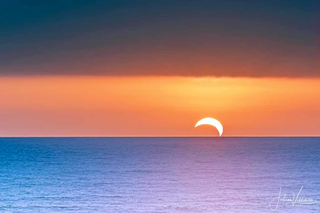  Затмение из Намибии, фото Йохана Фельдсмана