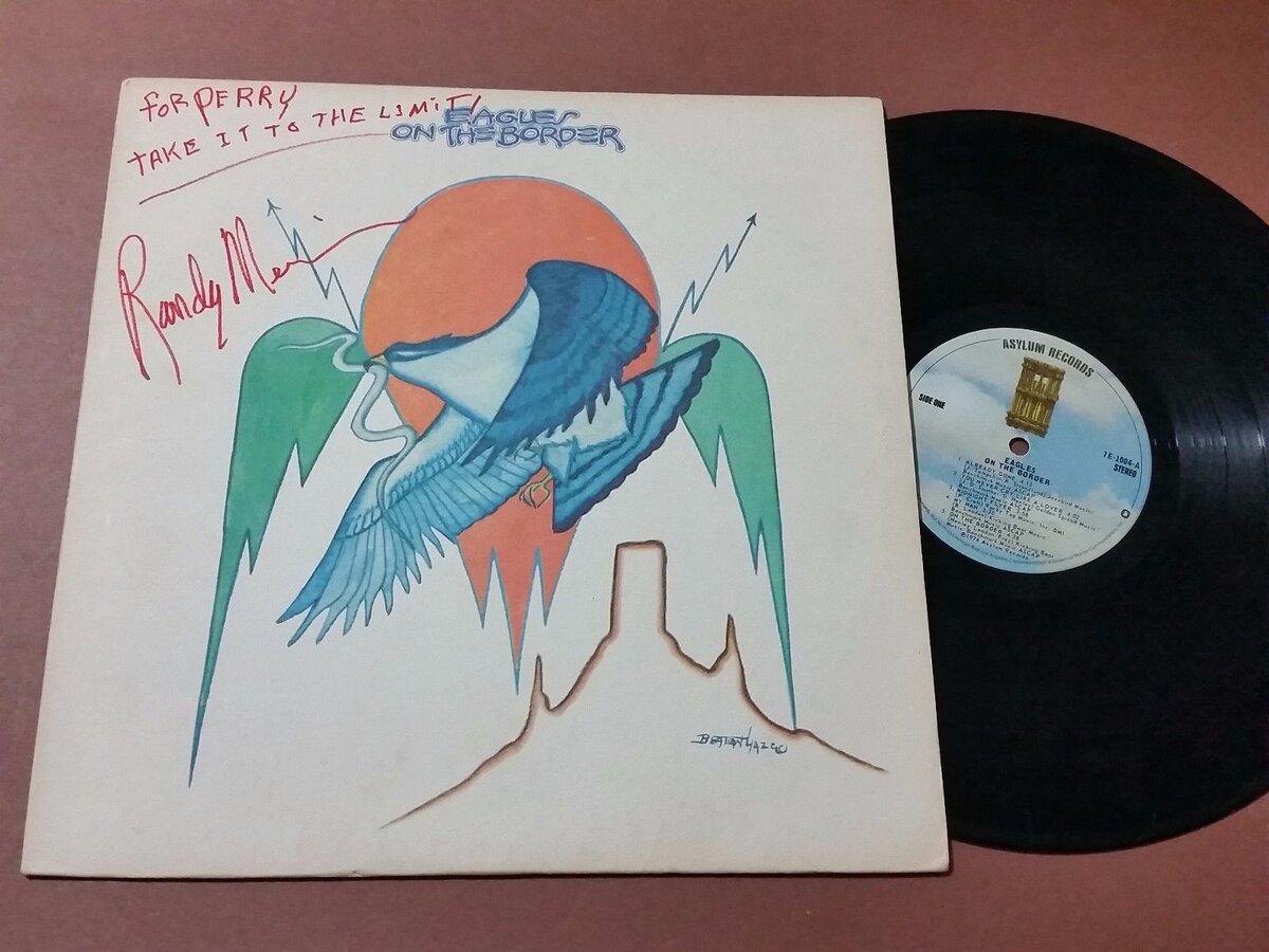 Пластинка группы Eagles - On The Border, на которой вышла песня Best Of My Love. 1974