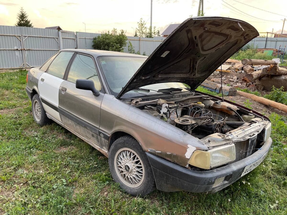 ауди 80 кузов В3 1987 года.