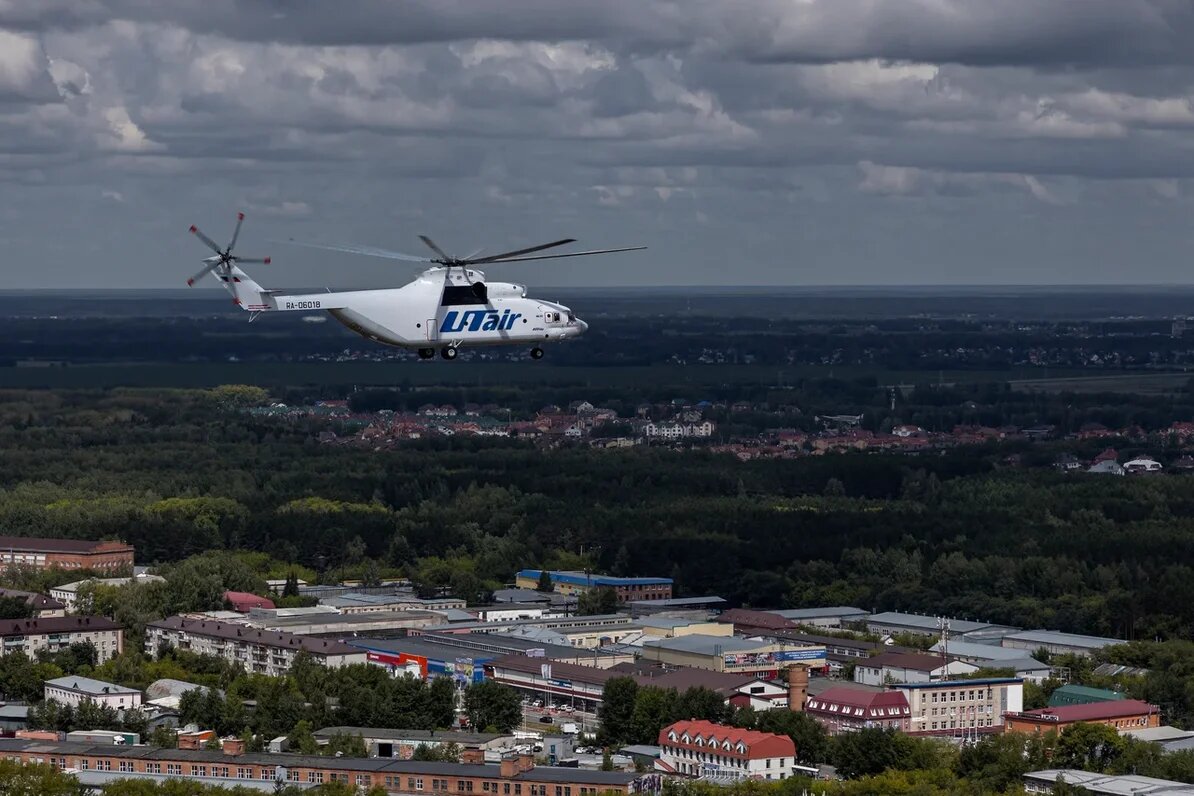 ЮТэйр» присвоил вертолету Ми-26Т имя Бориса Слюсаря | Utair | Дзен