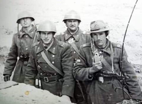 На учениях. Полигон Отар.