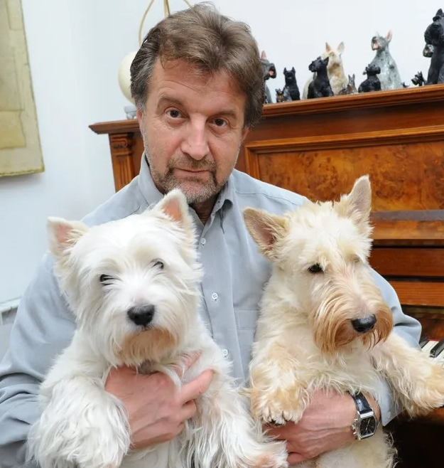 Леонид Ярмольник и его питомцы.Фото Яндекс.Картинки.