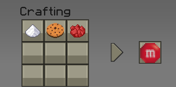 Крафт Красной чудо-конфетки. Источник: https://ru-minecraft.ru/uploads/posts/2013-06/1372230182_zwnwo3o.png