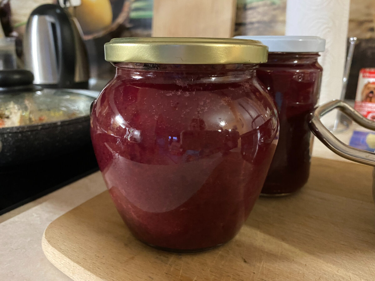 Готовый терновый десерт... Фото автора