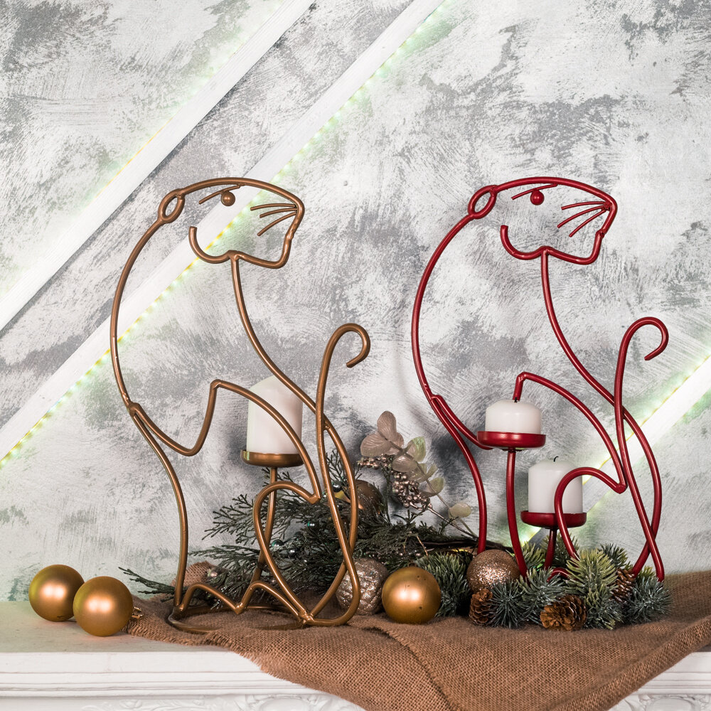 Подсвечники символы года - тигры