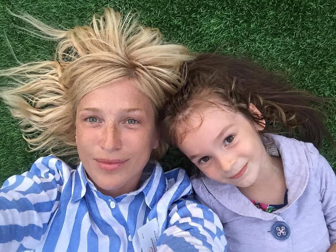 Ирина Гринева с дочкой Василисой