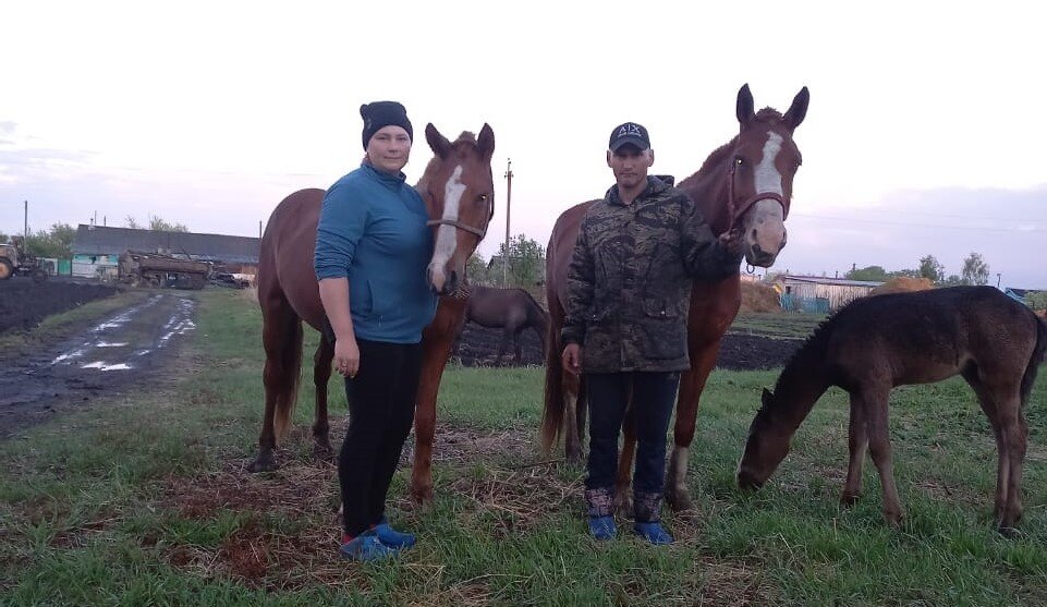 Марина с супругом