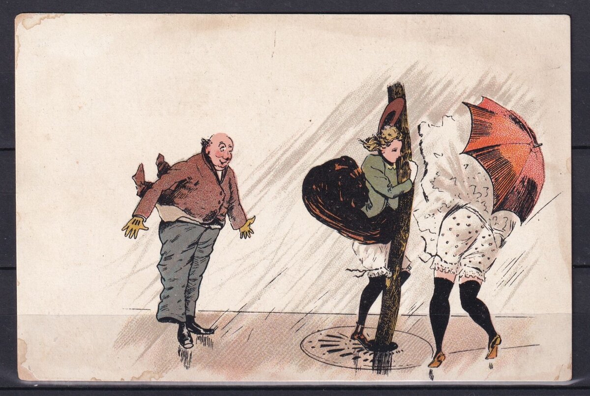 В эпоху интернета такими картинками уже не удивишь, но 100 лет назад за них охотно платили. 