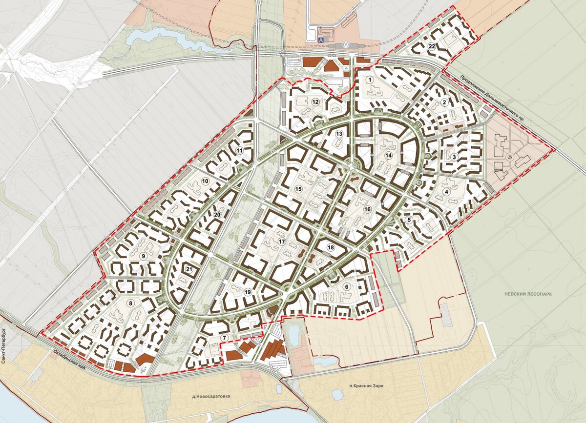 План застройки приморского района санкт петербурга