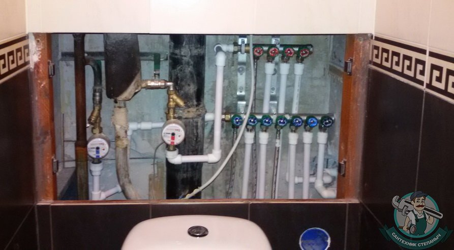 Узел водоснабжения из полипропиленовых труб