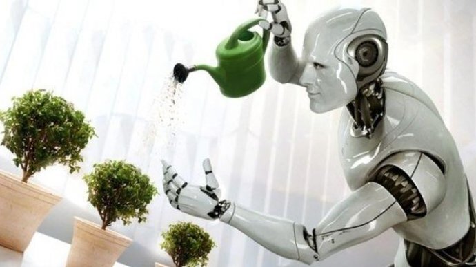 Красивый, но дорогой вариант поливальщика. Быть может, через 1000 лет...