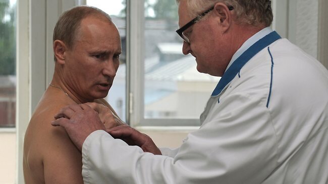 Путин на приеме у врача