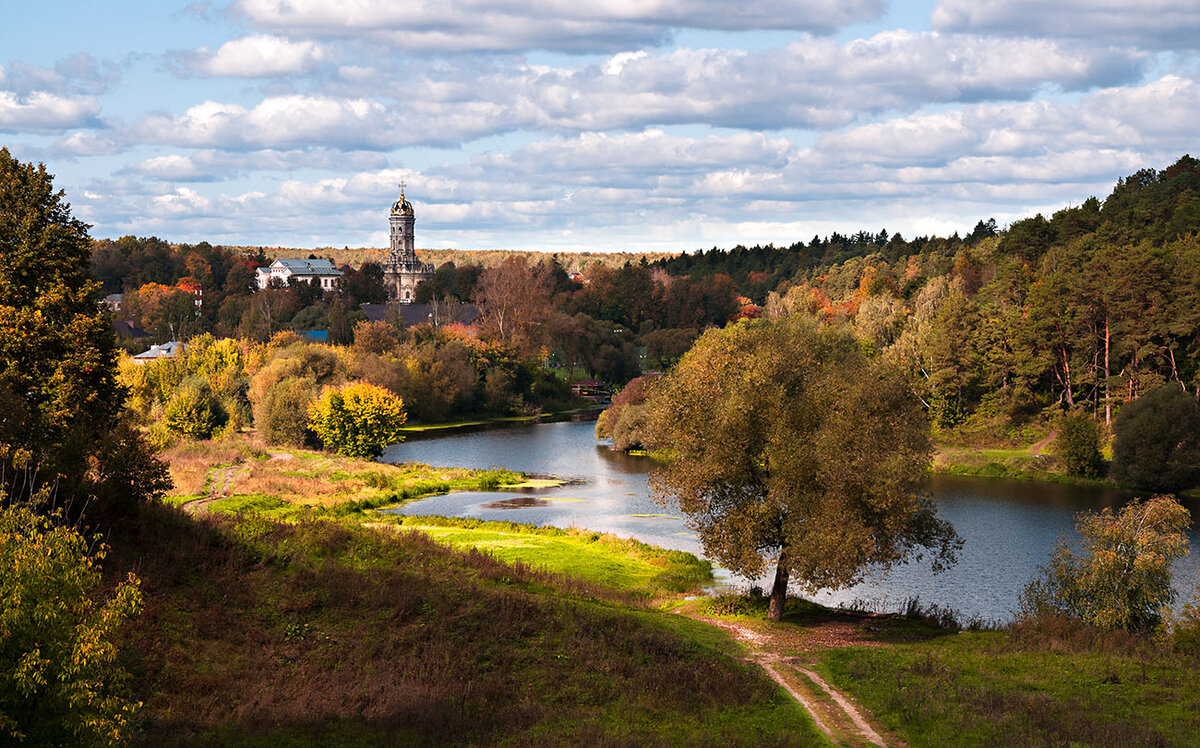 река пахра зимой