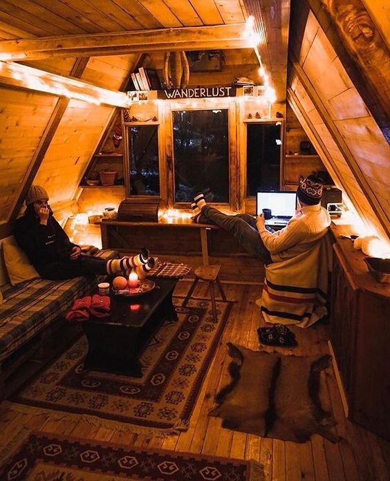 Мансарда — лучшее место для уединения и отдыха 