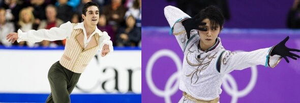 Хавьер Фернандес и Юдзуру Ханю, фото из открытых источников