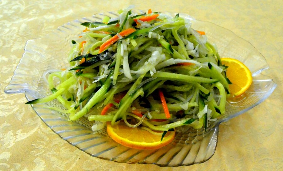 Китайский салат рецепты с огурцом