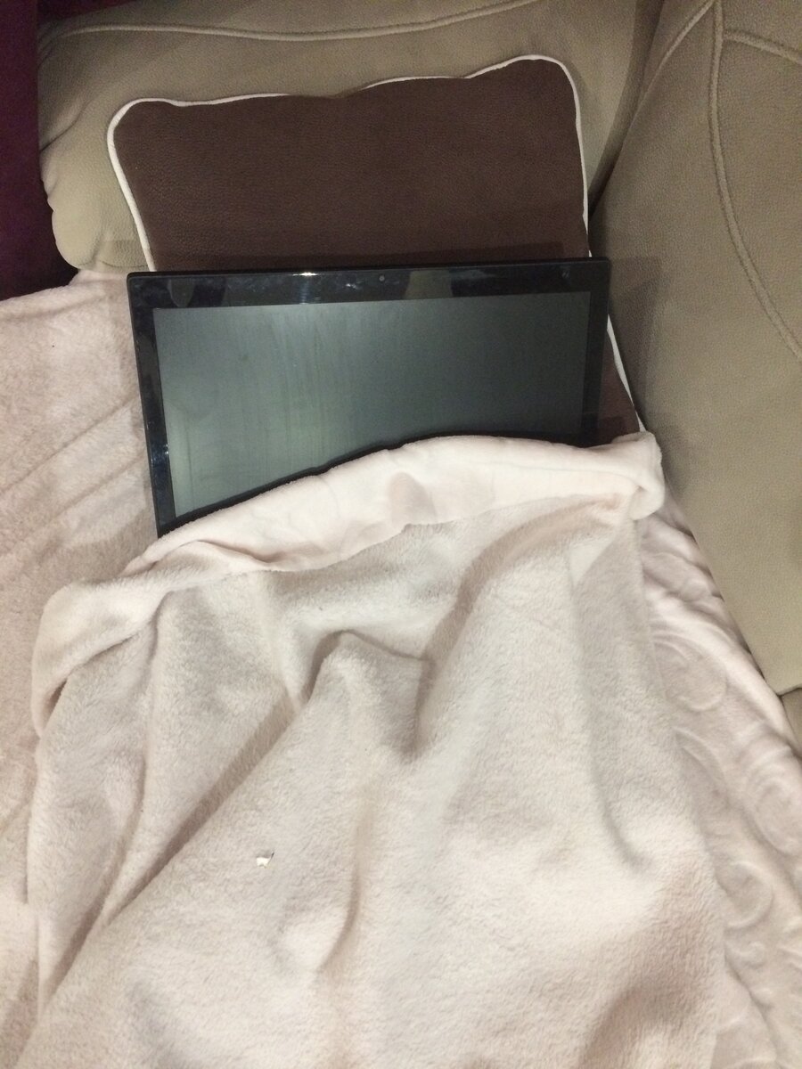 Ноутбук отдыхает