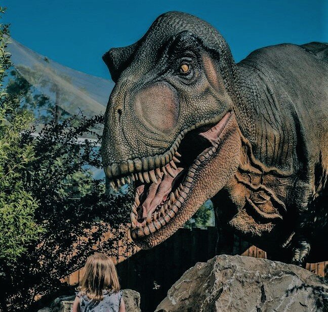 Аниматроники в зоопарке Великобритании