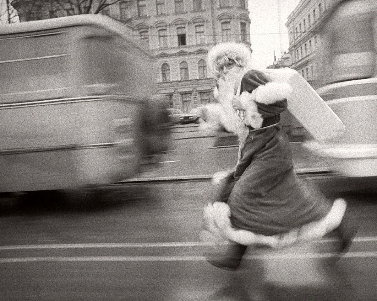 Дед-Мороз в Риге, Латвийская ССР, 1986