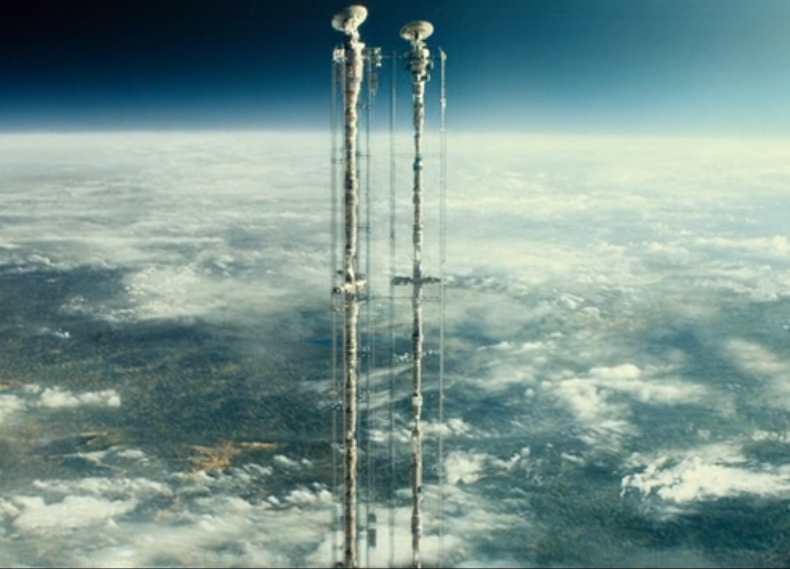 Вершина международной космической антенны. Изображение взято из яндекс картинок.