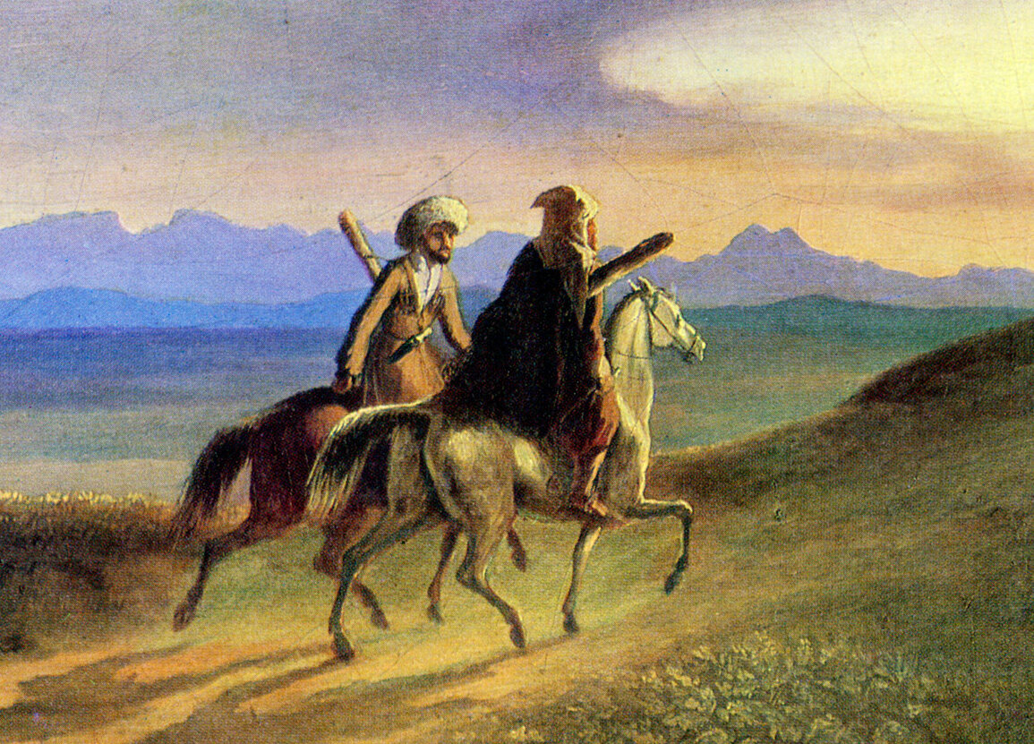 Картина М.Ю. Лермонтова. 1838 г.