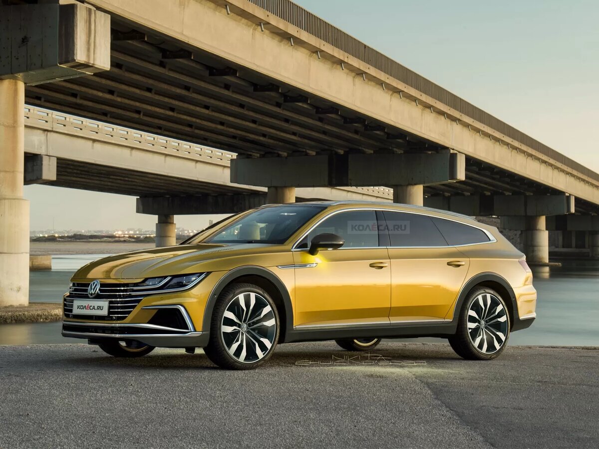 Рендер нового универсала VW Arteon