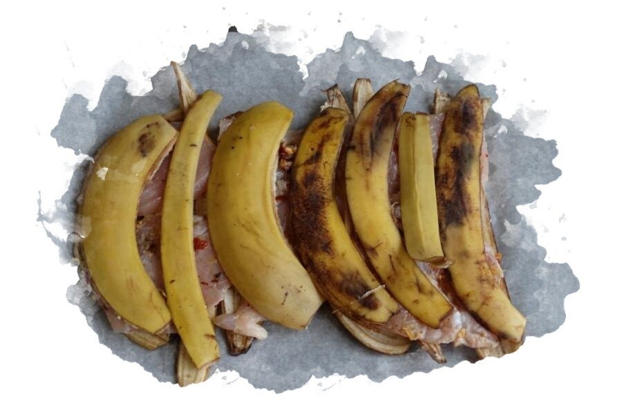 Ел кожуру бананов