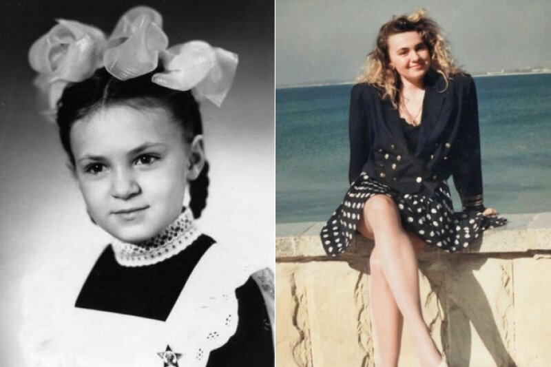 Яна в детстве и в студенческие годы