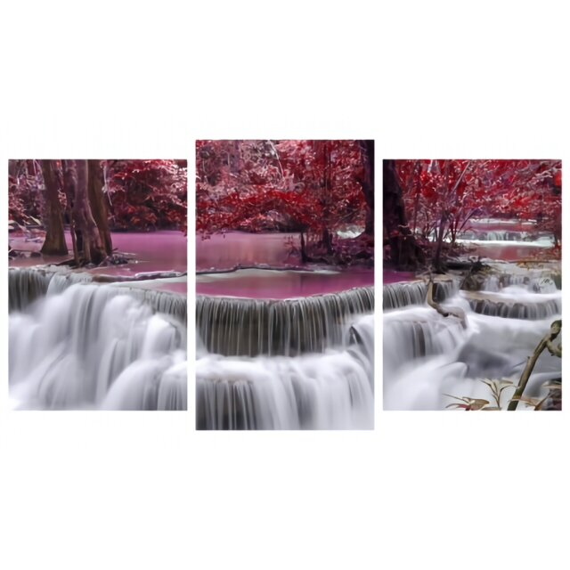 Репродукция 3-модульная ВОДЫ ЖИЗНИ 1000х520мм холст