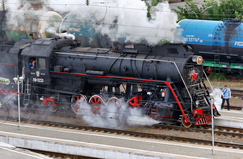 грузовой паровоз ЛВ