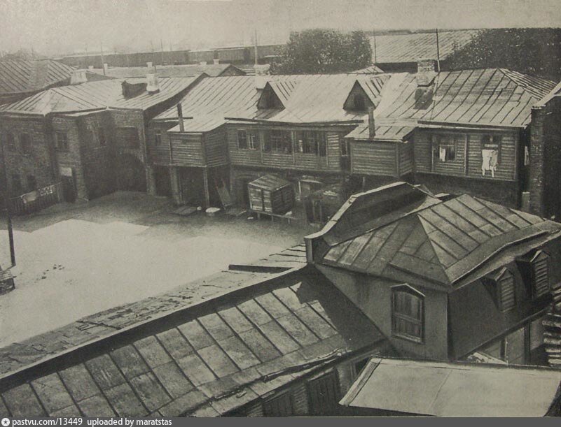 Рогожи. Новая деревня. Дома рабочих у Курской канавы. 1934 г.