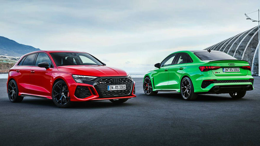 Обновленное семейство Audi RS3