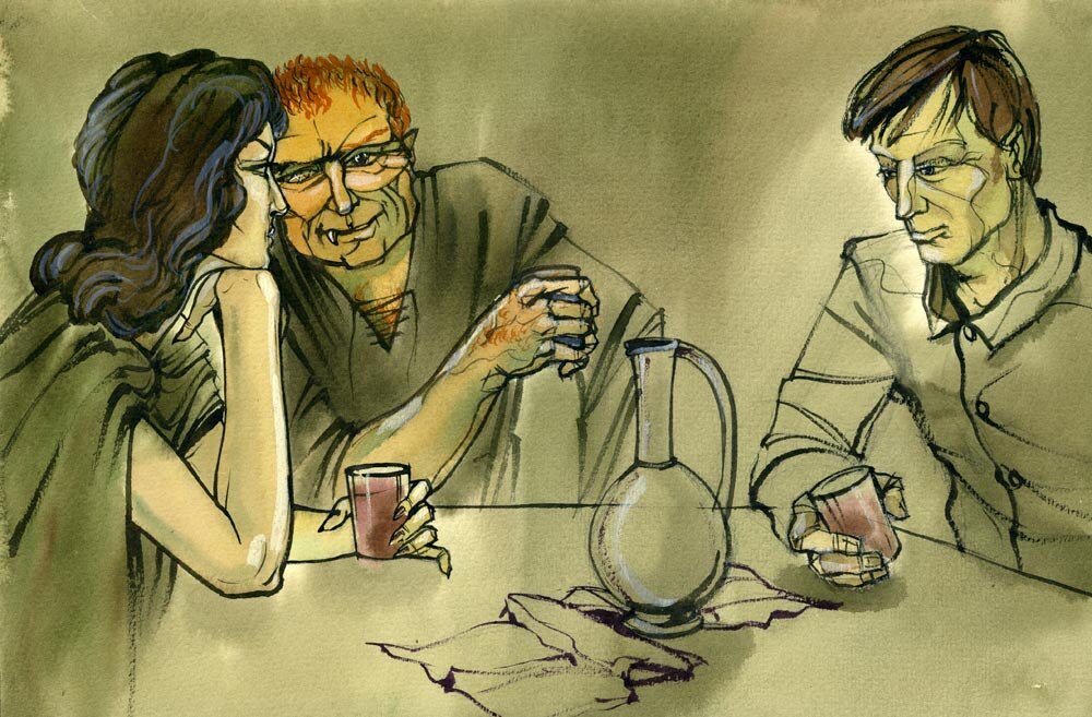 Маргарита, Азазелло и Мастер