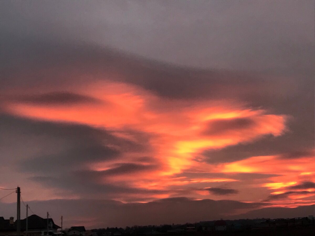 Закат -личное фото автора