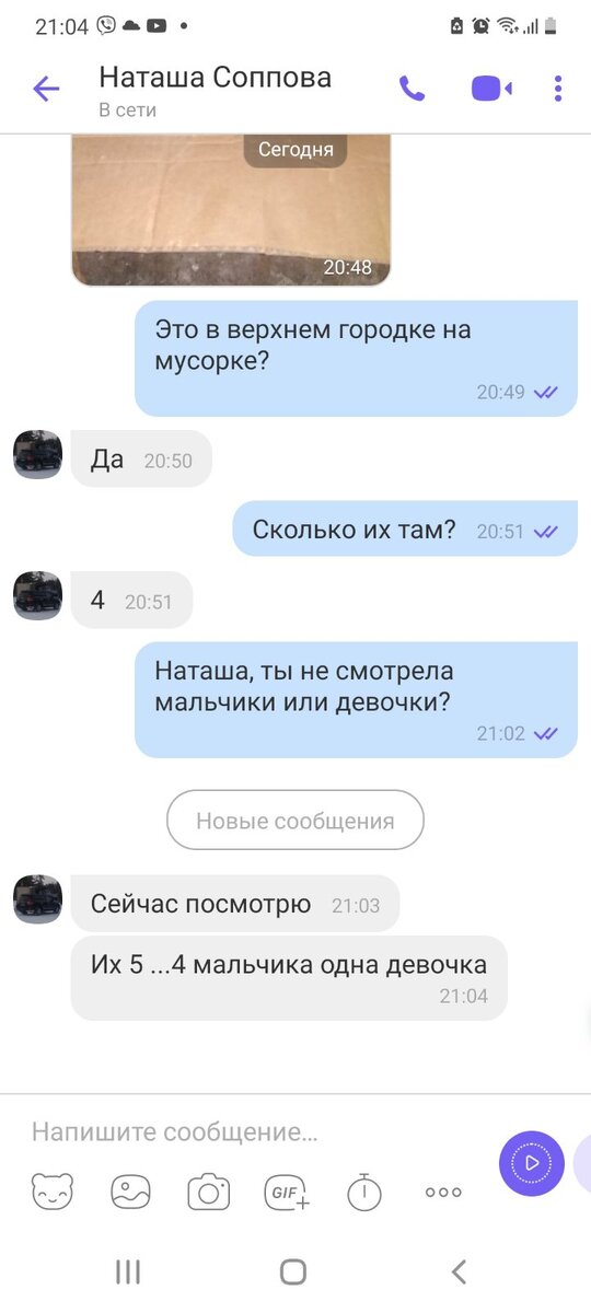 Девушка написала Ирине, нашему волонтеру