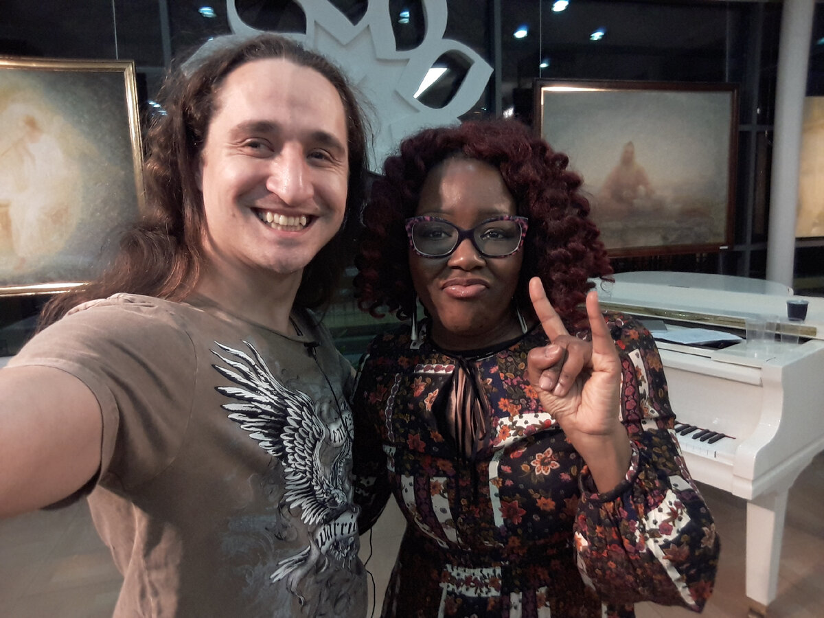 С Моник Томас после ее мастер-класса