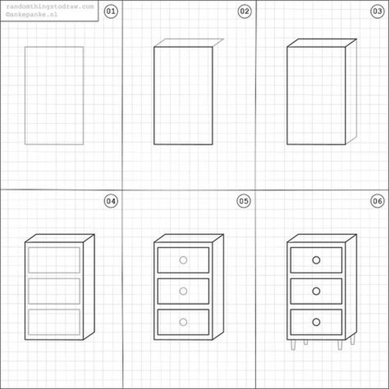 Как нарисовать мебель. Рисунок мебель для детей. Мир созданный человеком. Карандаши и краски.