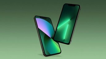 Обои уже можно скачать на любое устройство, с новых зелёных iphone 13.