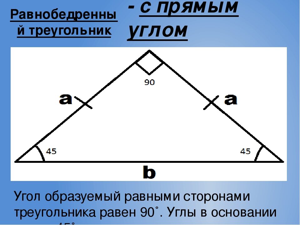 Прямоугольный треугольник картинка