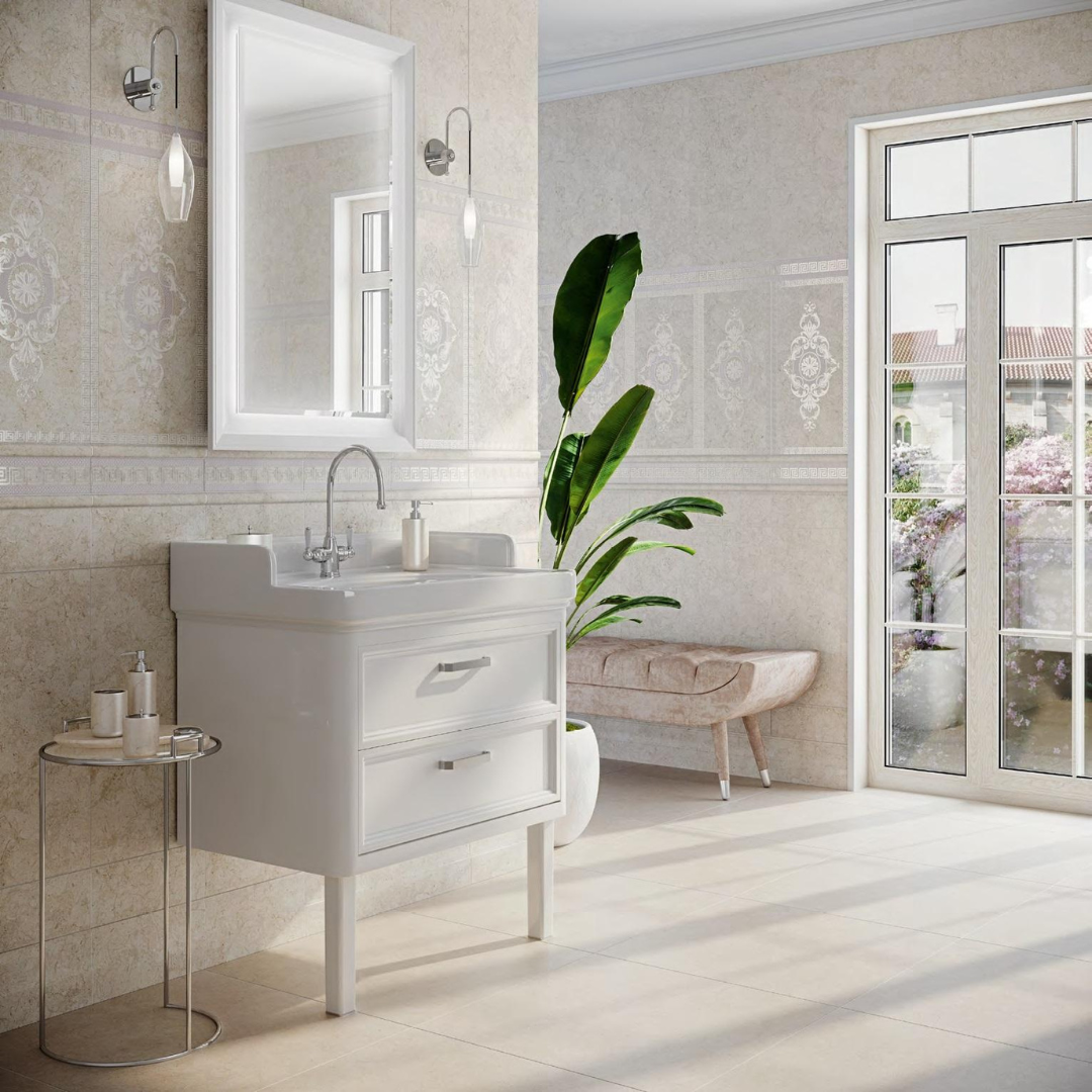 Керамическая плитка KERAMA MARAZZI на стенах - коллекция МАГНОЛИЯ