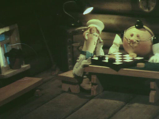 Кадр из мультфильма «Следствие ведут колобки», 1983