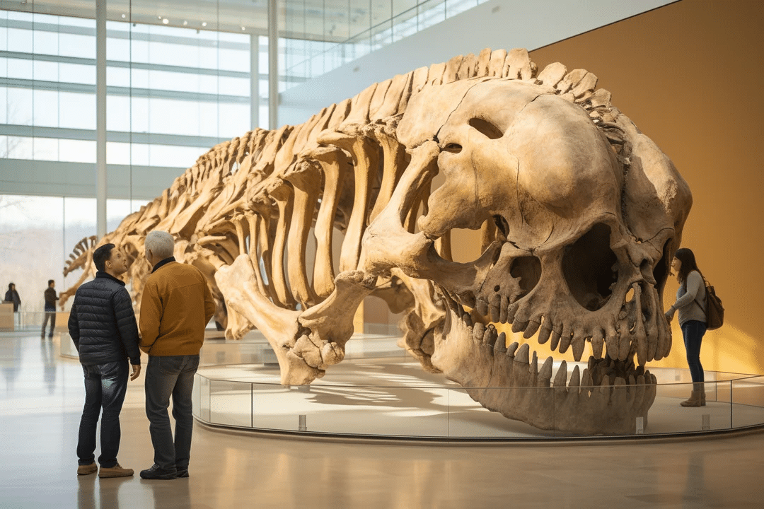    Необычные экспонаты палеонтологического музея / © Midjourney