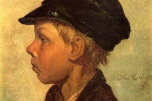 Картина  Николая Чехова  "Крестьянский Мальчик".