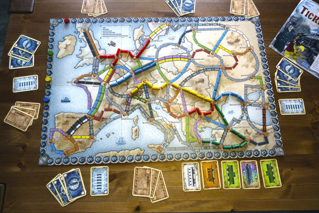 Ticket to ride европа карта